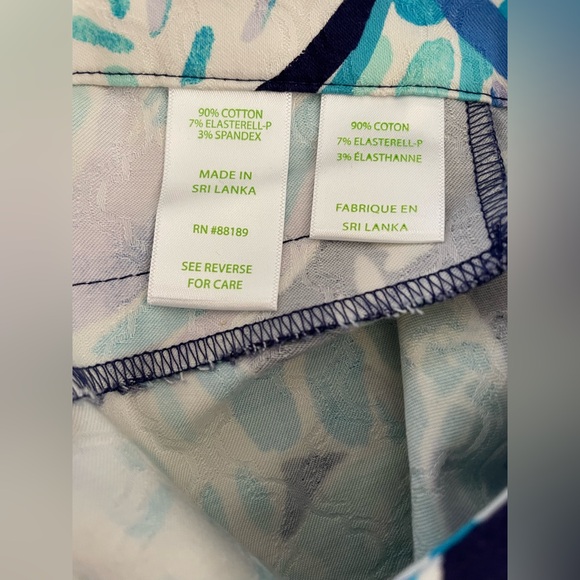 Lilly Pulitzer Women's Size 10 Mid Rise Kelly Skinny Ankle Pants - Picture 12 of 16